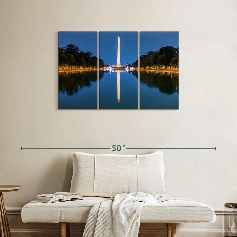 Lilie Washington Monument Reflection, 24" H x 38" W