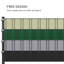 48.26cm H x 253cm W Vinyl Fence Panels-68159182