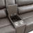 Synthetic Leather Motion Sectional Sofa