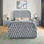 Meuble de chambre ovale gris 1pc