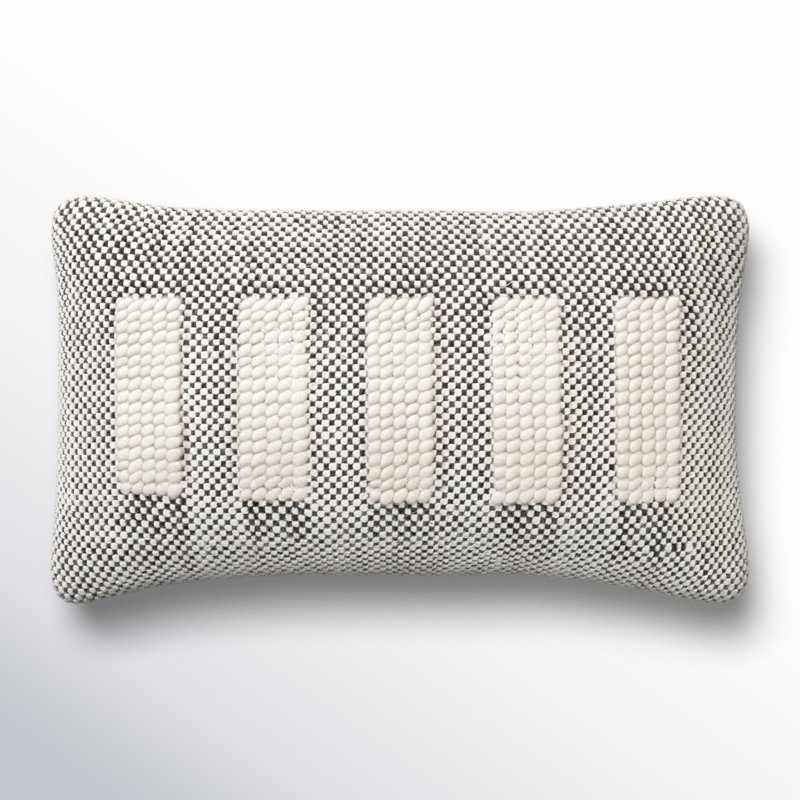 Sefarina Checkered Lumbar Pillow Cover