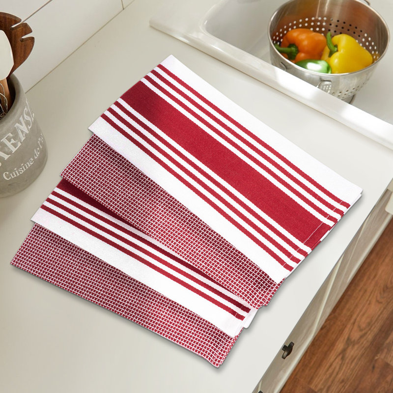 Ensemble de linge de maison 4 pièces, Vin