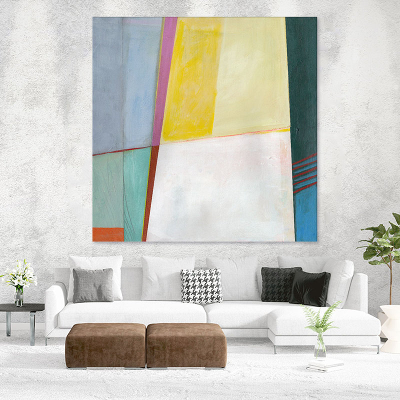 «Solidity I» par Jodi Fuchs, reproduction d'art sur toile tendue, H 54 po x l 54 po x P 1,5 po