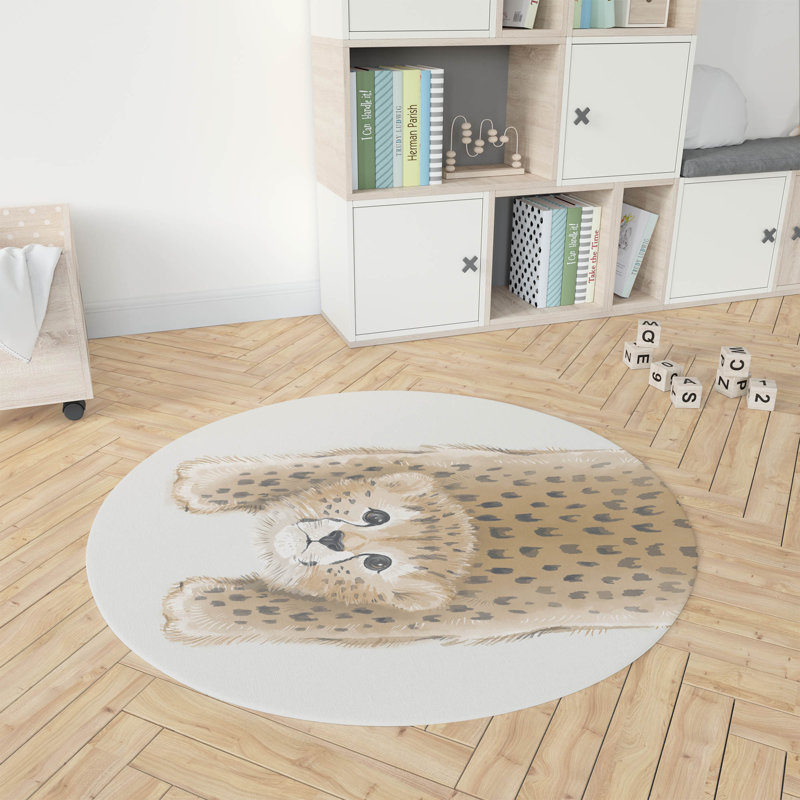 Tapis de jeu Lil Liling Leopard Kids, Ivoire ivoire