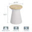 Table d'appoint Kajol Stone
