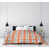 Blanc / turquoise / orange