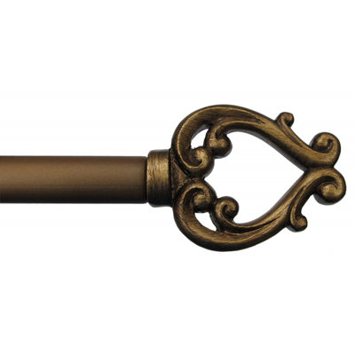 Sandridge Adjustable Single Curtain Rod