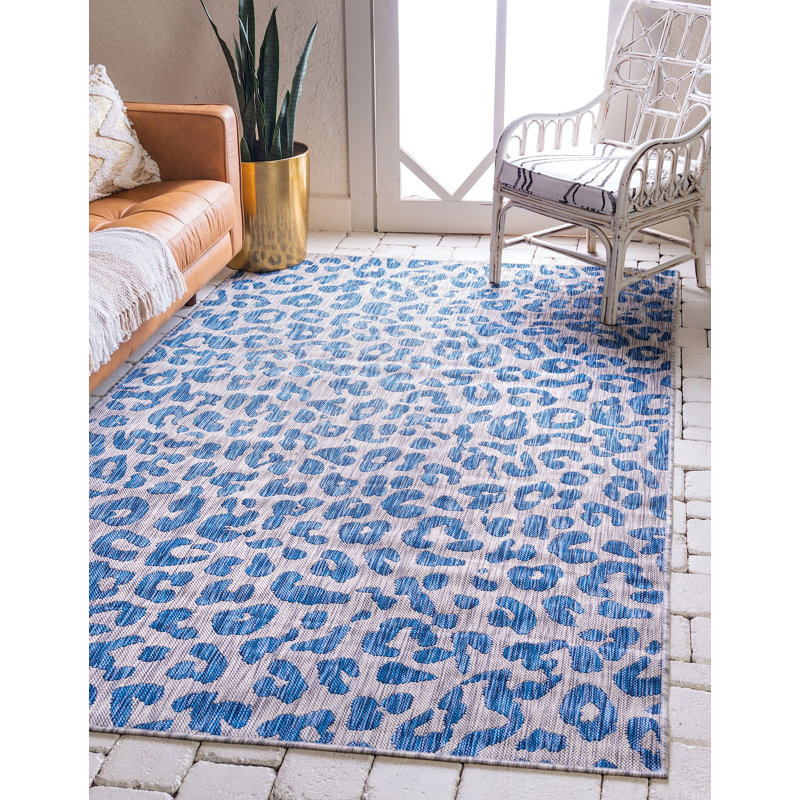 Outdoor Joyous Area Rug Shore Color, Rectangle 4' x 6'
