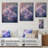 Purple Peonies Petals Of Elegance III - Peonies Wood Wall Decor - On Natural Pine Wood-540696538
