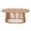 Table de salle à manger de style moderne Mid-Century en bois d'acacia Kelston