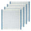 Windowpane Napkins - Blue/Natural - 20" x 20"