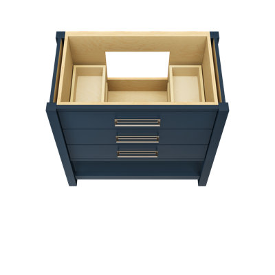 Kiawah Three-Drawer Single Bath Vanity
