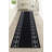 Chain Bordered Black Low Pile Slip Resistant Rugs-1031024894