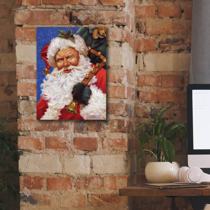 «St. «Nick» par Christopher Nick, art mural sur toile, H 16 po x l 12 po x P 0,75 po