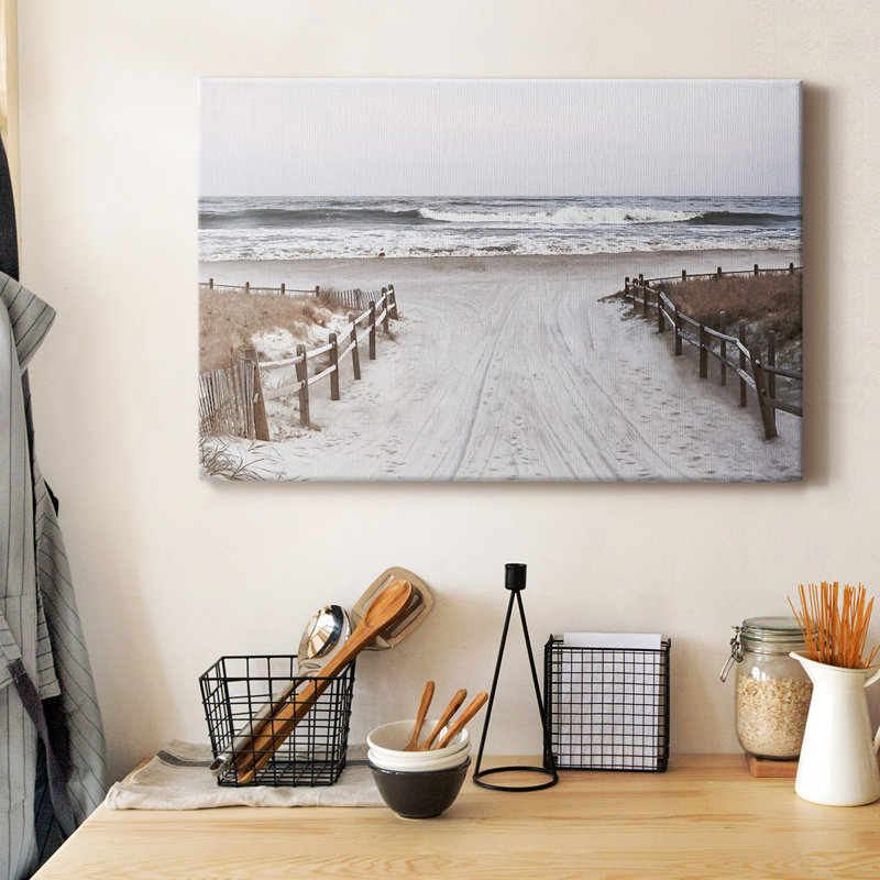 Toile tendue OBX Path Premium Gallery - prête à être accrochée, H 12 po x l 18 po
