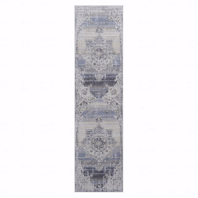 Runner Area Rug  - 2' X 8' Medallion
