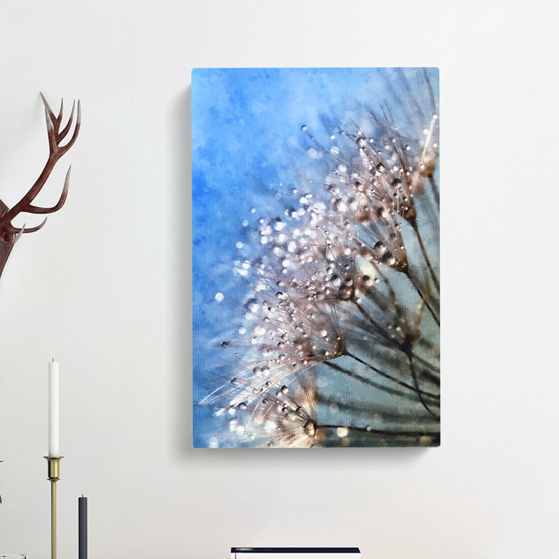 Dewdrops Upon A Dandelion - Wrapped Canvas, 76cm H x 50cm W x 3cm D