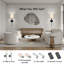 Ensemble de 2 appliques murales rechargeables à piles-934213468