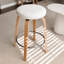 Tabouret de comptoir pivotant avec cadre en bois 26 po Kaidynn-1723928380