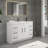 47.24'' Single Bathroom Vanity with Acrylic Top-67996811