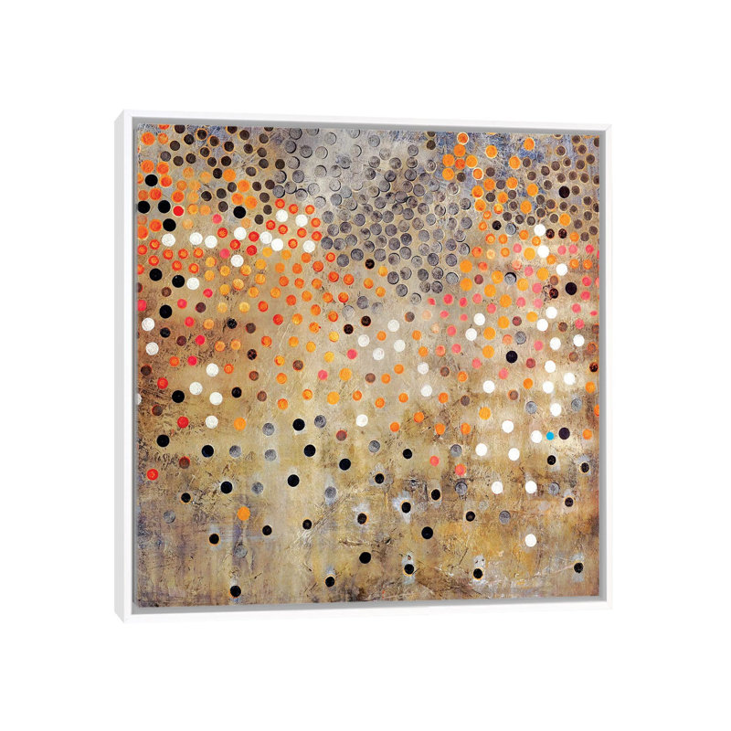 Caviar - Print on Canvas, White Framed, 45.72 cm H x 45.72 cm W