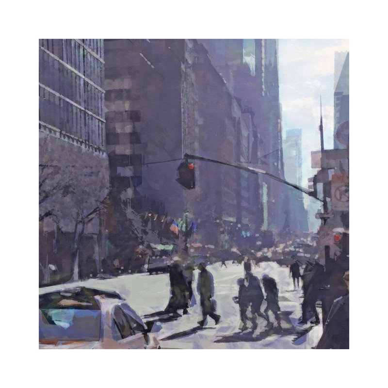 Angles Of New York by Noah Bay - Wrapped Canvas Print, 30.48 cm H x 30.48 cm W