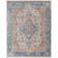 Tapis oriental bleu marine / beige / ivoire Rumsey-1463376988