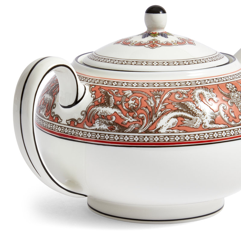 Florentine Colours Teapot 27floz, Orange