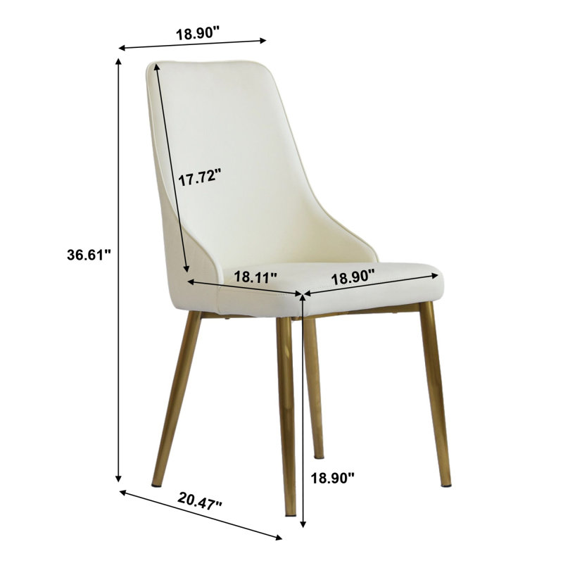 Table de salle à manger 59,05 po Modern White Stone, 7 pièces : table, 6 chaises