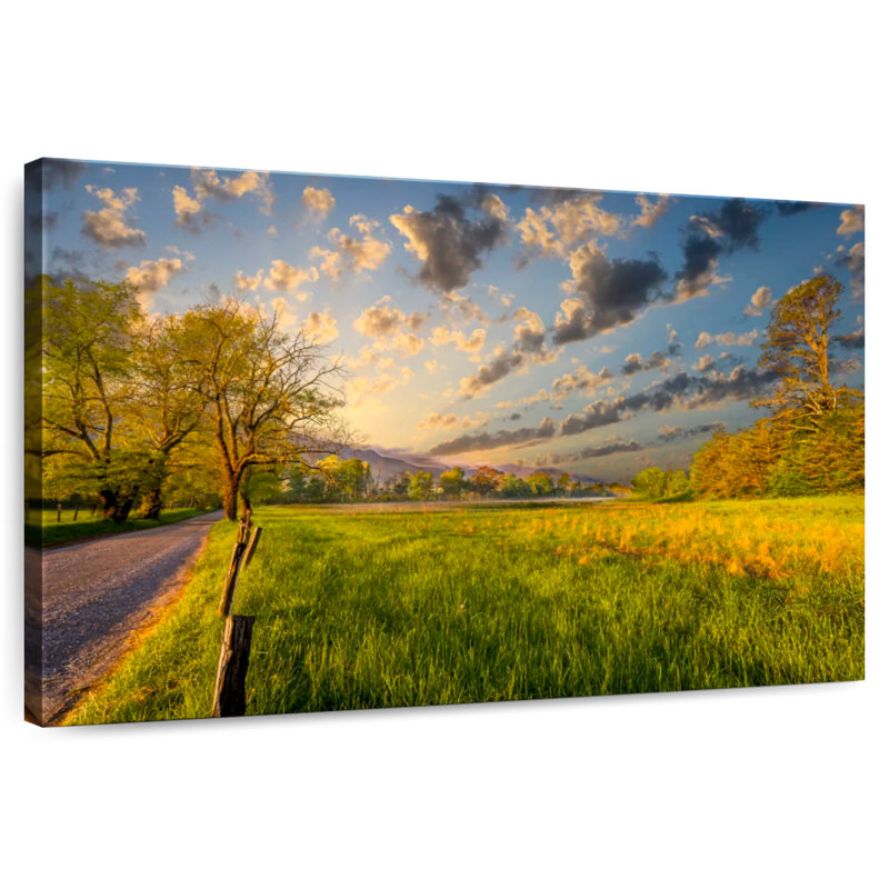 Lever de soleil Sparks Lane, Tennessee, H 26 po x l 39 po