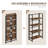 4-Tier Foldable Bookshelf With Metal Frame, No-Assembly Storage Shelves & Plant Display Rack For Home Office-578276086