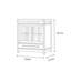 Simple armoire de rangement en bois massif