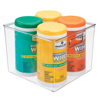 mDesign Plastic Kitchen Pantry Storage Organizer Container Bin