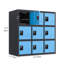 Metal Locker Cabinet with 9 Doors Lock Latch