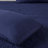 Navy Queen Bedspread 3 Piece - Microfiber Solid, Inhibits Odor Causing (not True), Pleated Corners Soft Microfiber, Classic Pattern, Long-lasting-116011422-116011425