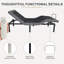 Structure de lit ajustable avec télécommande sans fil Olivia