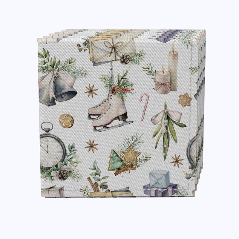 Eimhin 100% Cotton No Pattern Square Napkin