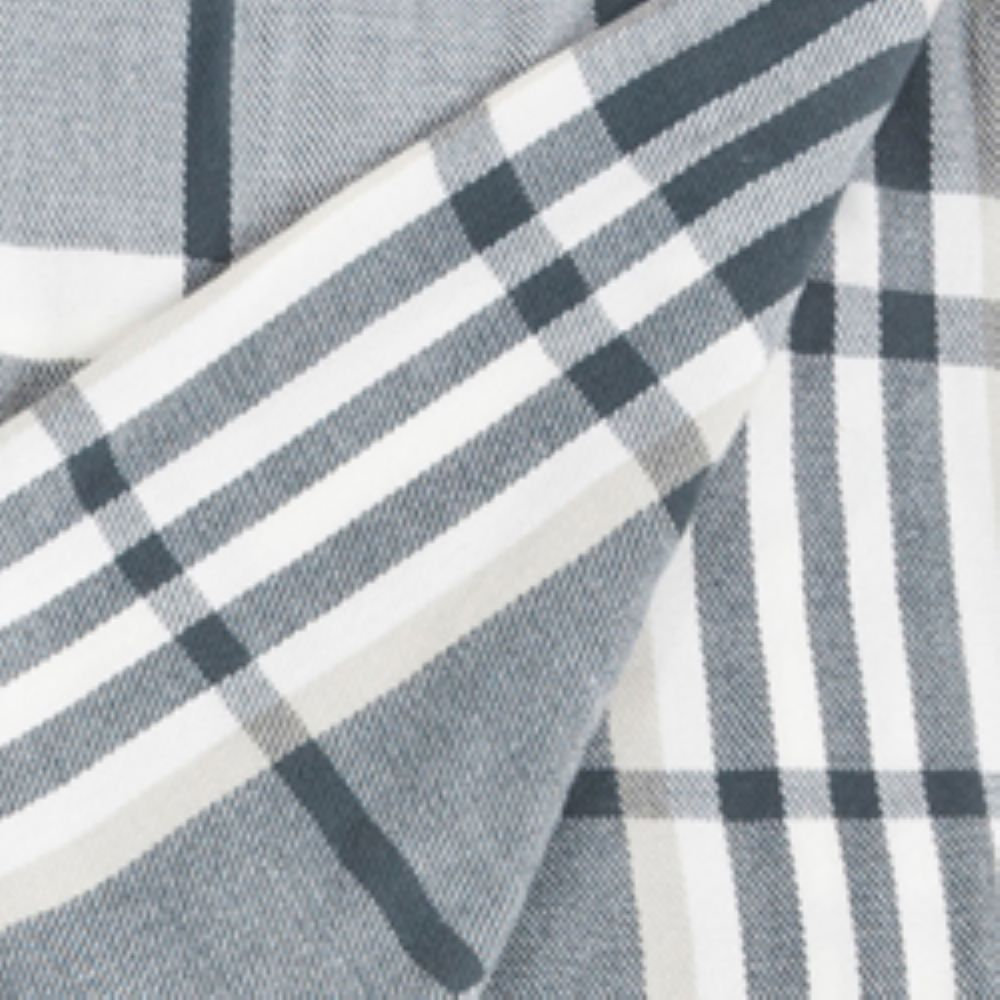 Sevan Collection Hand Woven Throw Blanket, Gray