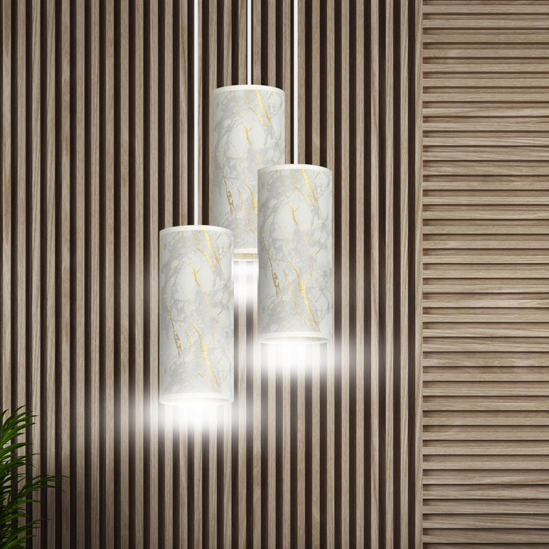 Sutter 3 - Light Cluster Pendant, White
