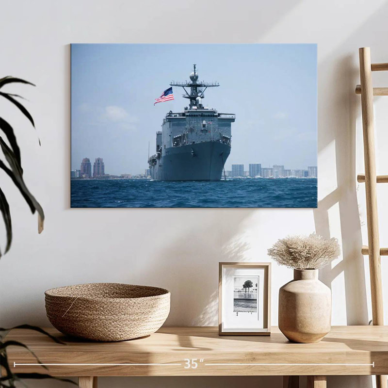 Navire USS Gunston Hall, H 16 po x l 24 po