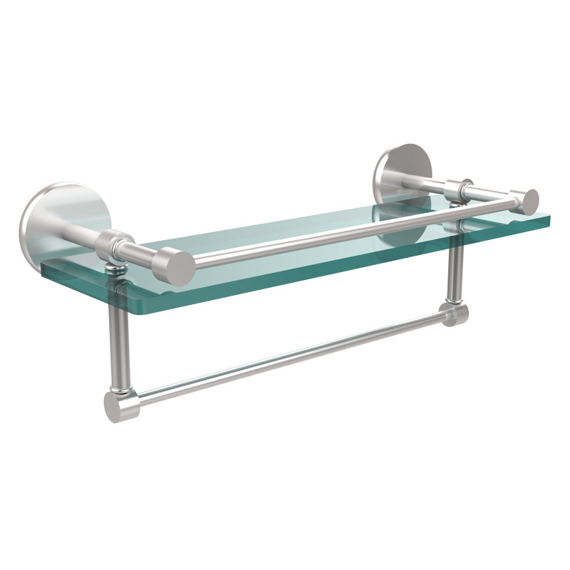 Étagère de support avec barre de tour Dalston, Gris mat