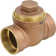 Cast Brass DWV Hex Trap Bushing 2" C x M for Drain, Waste and Vent Systems