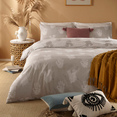 No Pattern Duvet Cover Set with Pillowcases