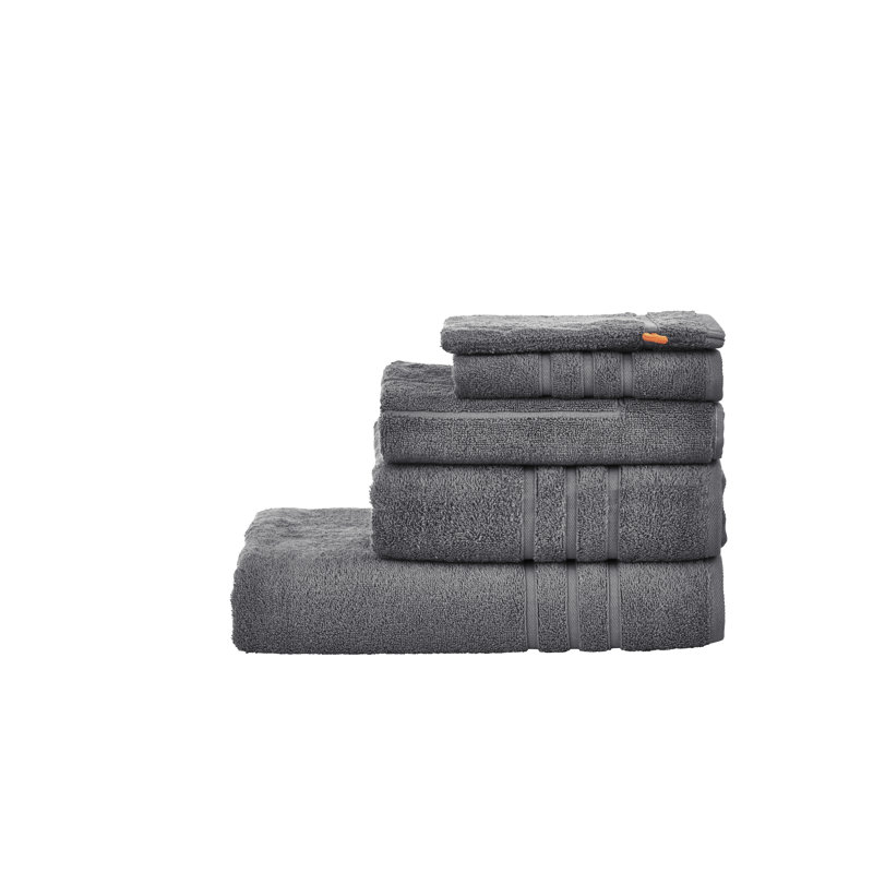 Faucher Cotton Midweight Bath Towel, Anthracite