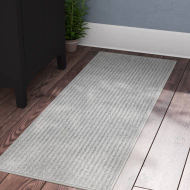 Mangram Non-Slip Outdoor Indoor Doormat Red Barrel Studio Color: Dark Gray, Mat Size: 24 W x 35 L