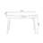 Walnut Rectangular Solid Wood Writing desk with drawers desk-1098519647