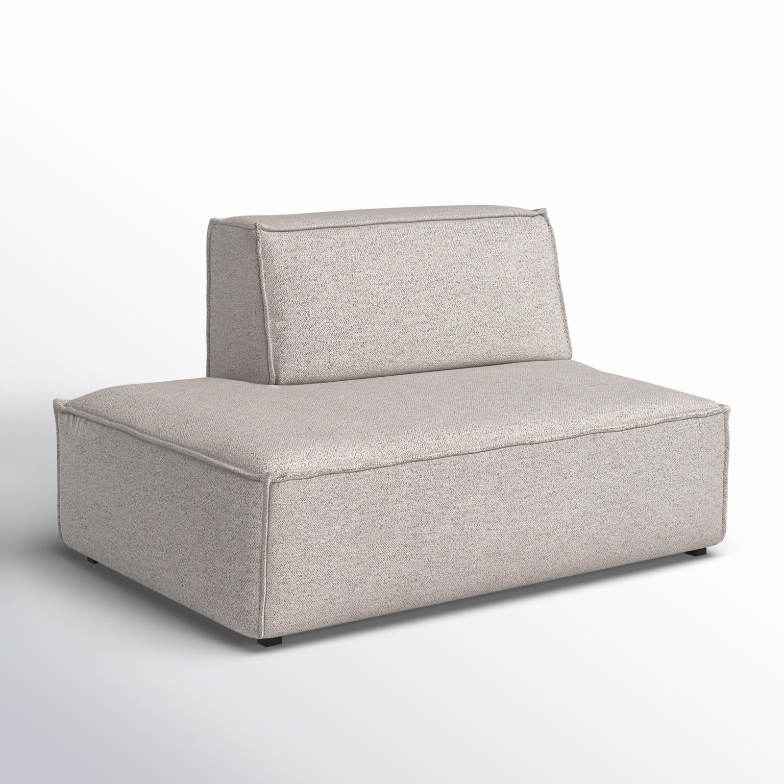Shonnard Upholstered Chaise Lounge, Left Hand Facing, Taupe Performance Boucle
