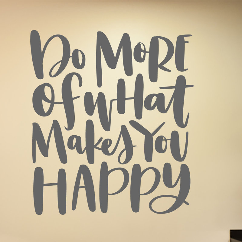 Text & Numbers Wall Decal