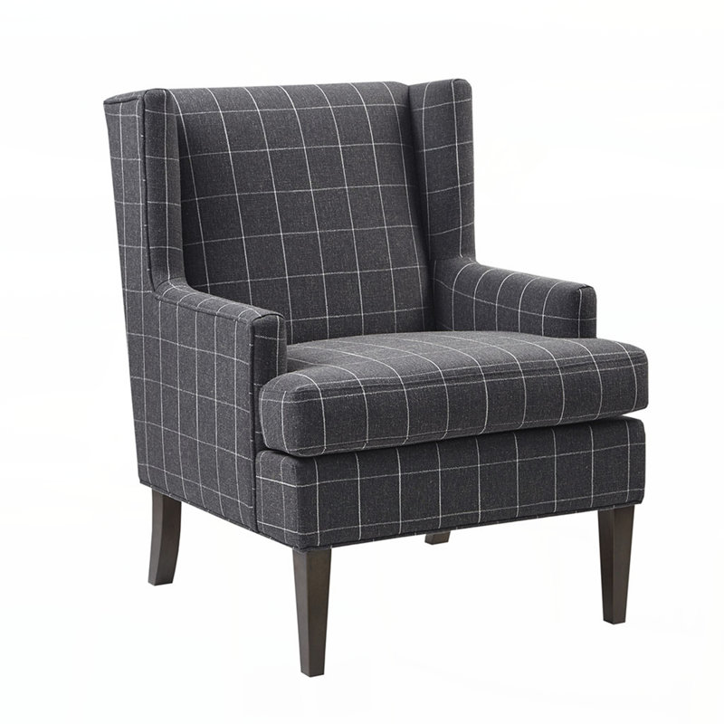 Chaise d'appoint Decker, Gris anthracite
