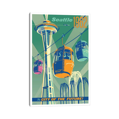 Affiche de voyage Seattle de Seattle par Jim Zahniser - reproduction